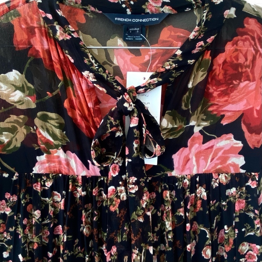 FRENCH CONNECTION Anastasia Mix Floral Smock Dress - Picture 8 of 10